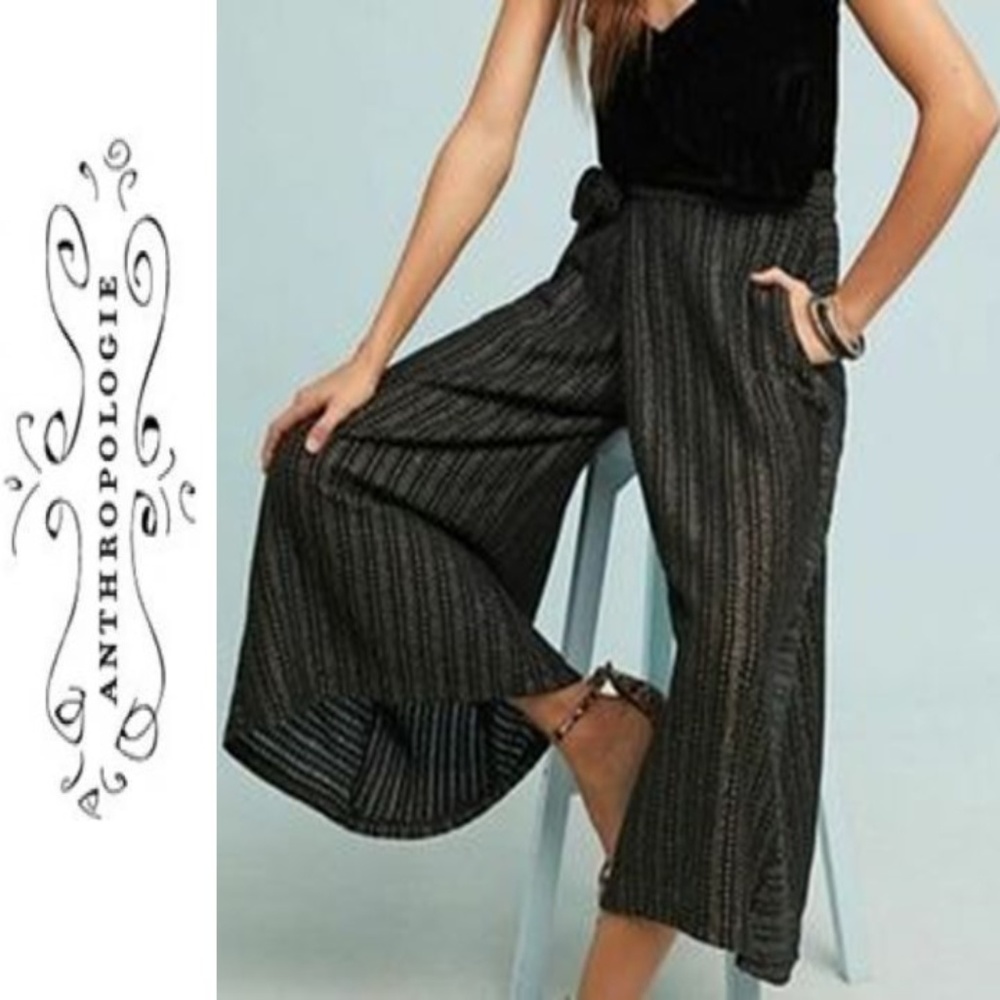 NWT EVA FRANCO Anthropology Palazzo Gaucho Pants